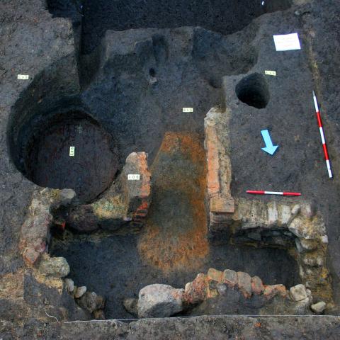 Archeologický výzkum hvozdové pece při ulici Přízově, Brno
